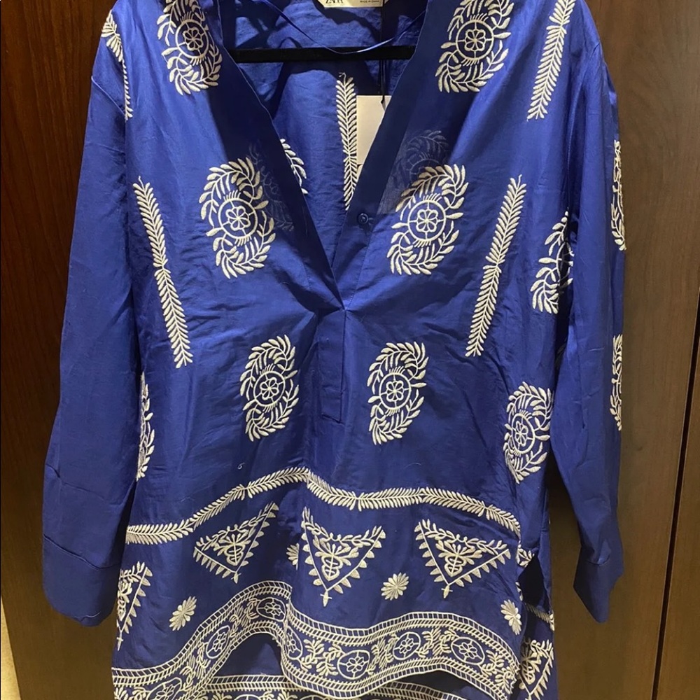 Zara Royal Blue Tunic